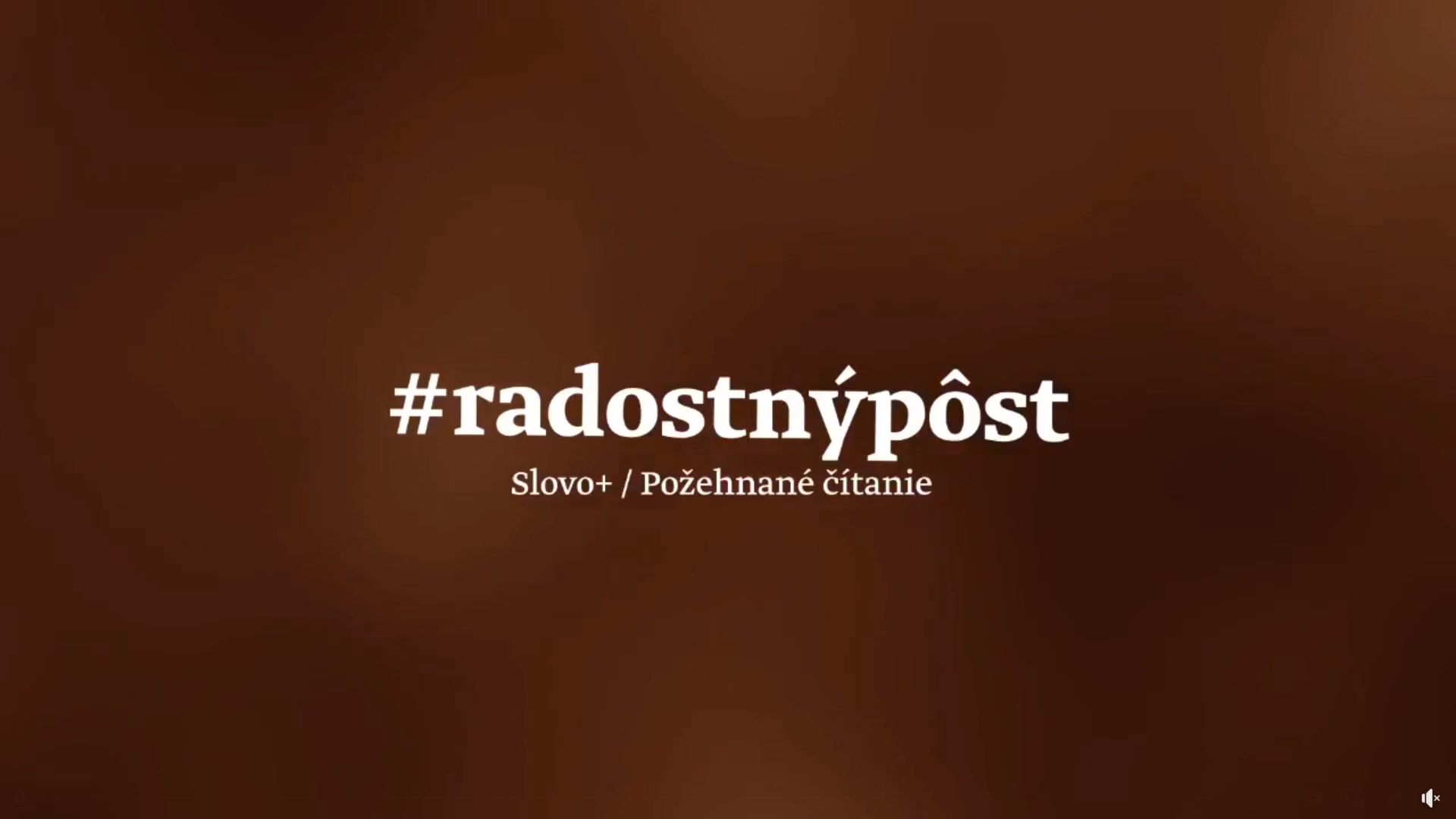 radostný pôst 2022