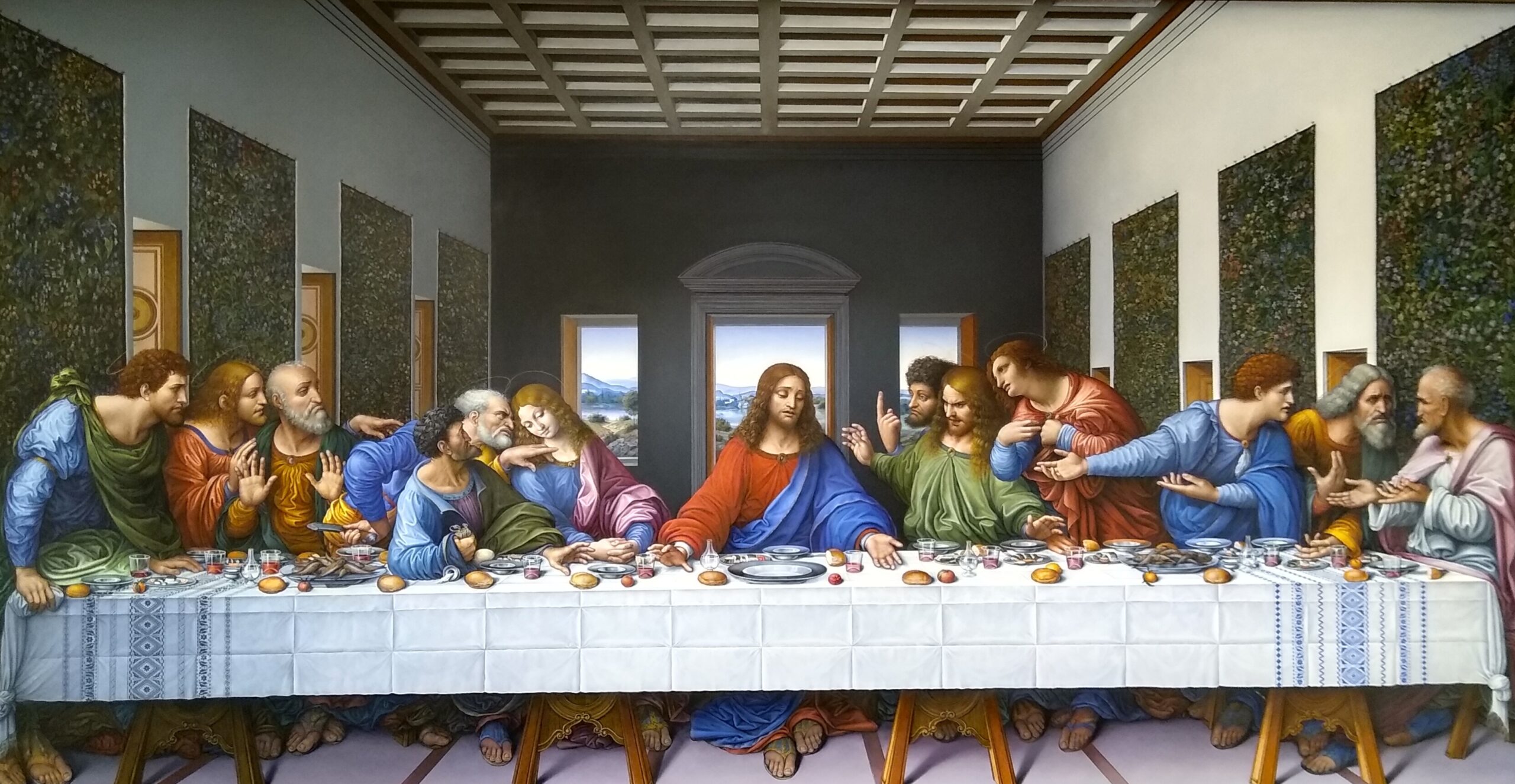 posledná večera, last supper, ultima cena, stano lajda, leonardo da vinci