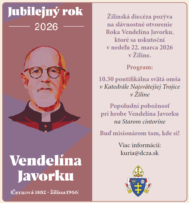 jubilejný rok vendelína javorku 2026
